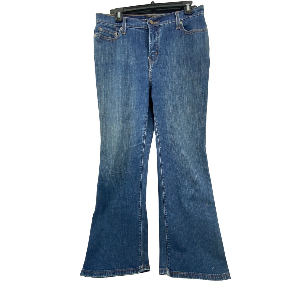 Levi's 512 Womens Jeans Size 12 Short Bootcut Medium Wash Denim Jeans